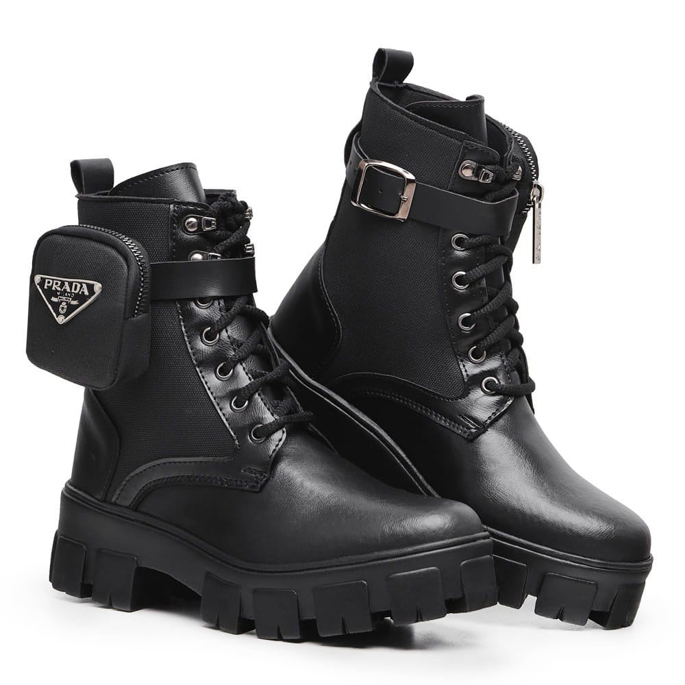 Coturno com Bolsinha Feminino Blogueira - Kaype Store