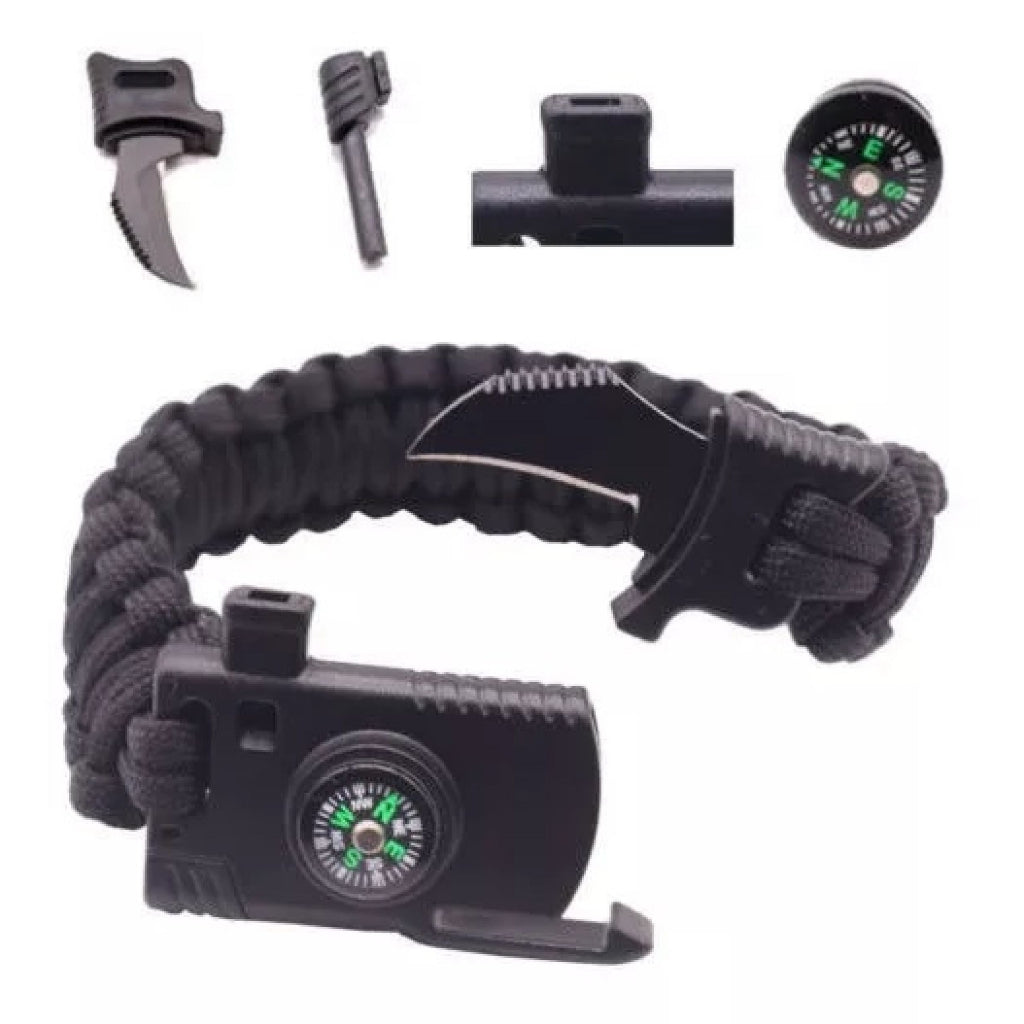 Pulseira Paracord Bracelete 6 em 1 - Kaype Store