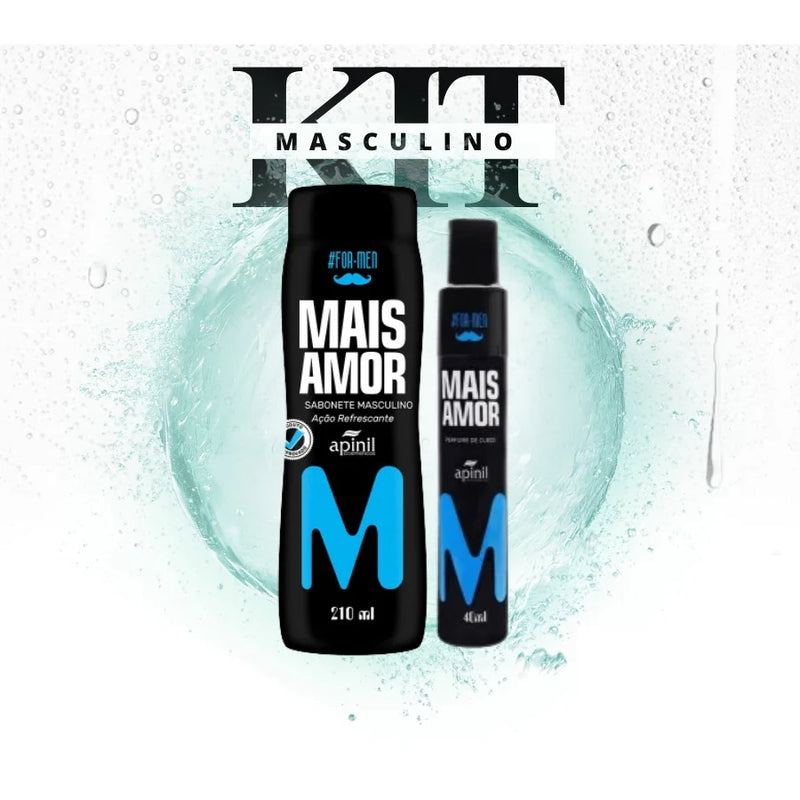 Kit Masculino Fresh & Clean - Sabonete Intimo + Perfume de Cueca