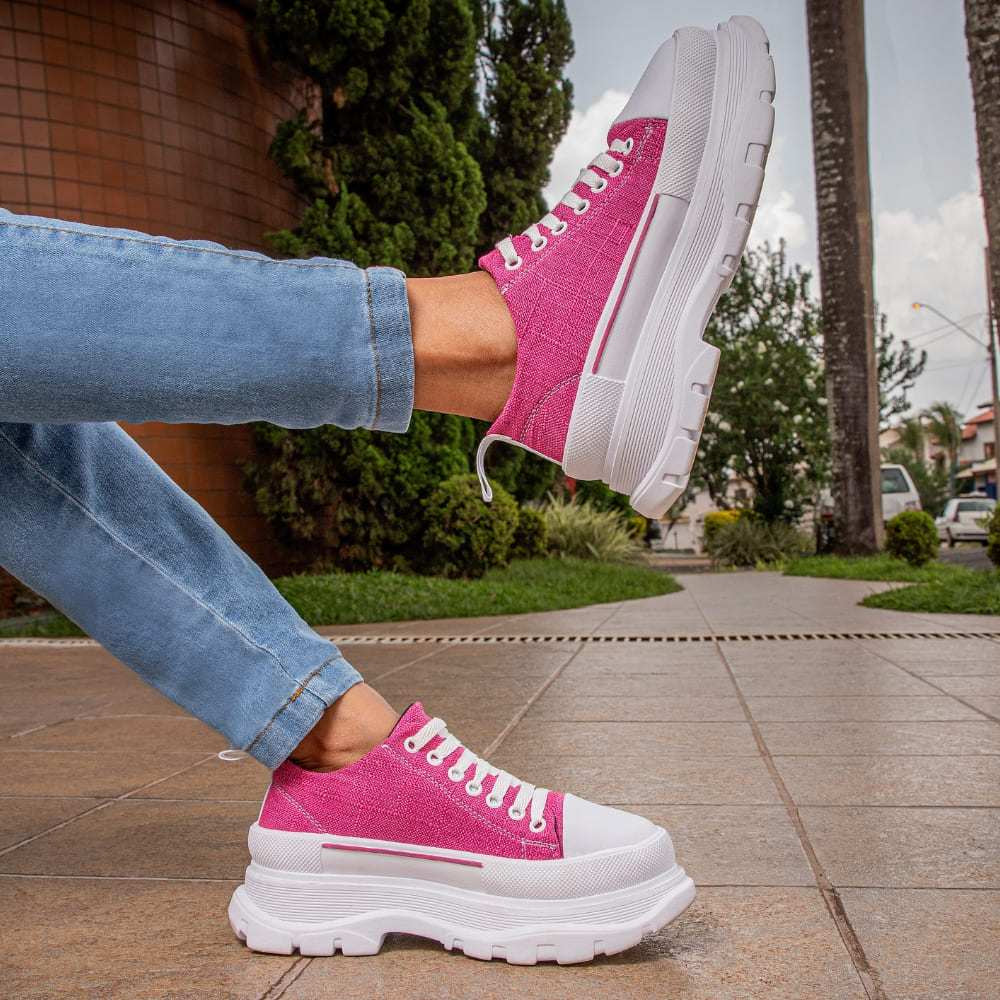 Tênis Feminino Sophia Plataforma - Kaype Store