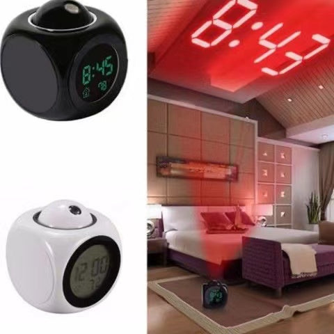 Relógio Despertador Digital Multifunções com Prejetor - Kaype Store