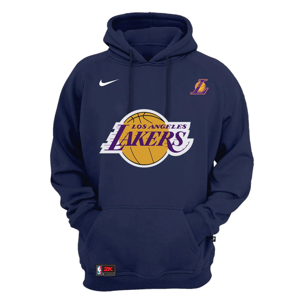 Blusa de Frio Moletom com Bolsos Lakers - Kaype Store