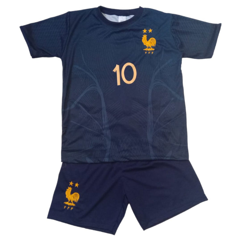 Conjunto Infantil França - Uniforme de Futebol