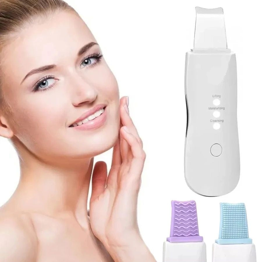 Peeling Ultrassônico Limpador Facial Anti-rugas Sonic Skin Ionização  - Kaype Store