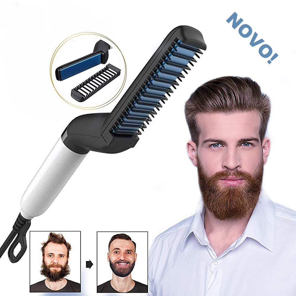 Chapinha Prancha Modelador e Alisador de Cabelo e Barba Masculino - Kaype Store