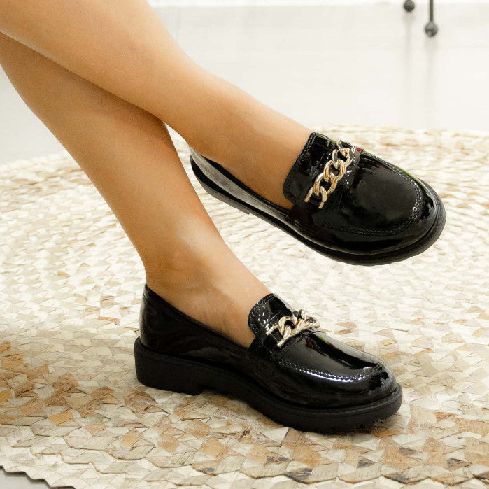 Mocassim Feminino Preto Clássico - Conforto e Estilo Para Todos os Dias - Kaype Store