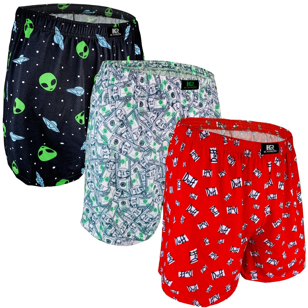 Kit com 3 Shorts Samba Canção Masculino - Conforto e Estilo para o Dia a Dia - Kaype Store