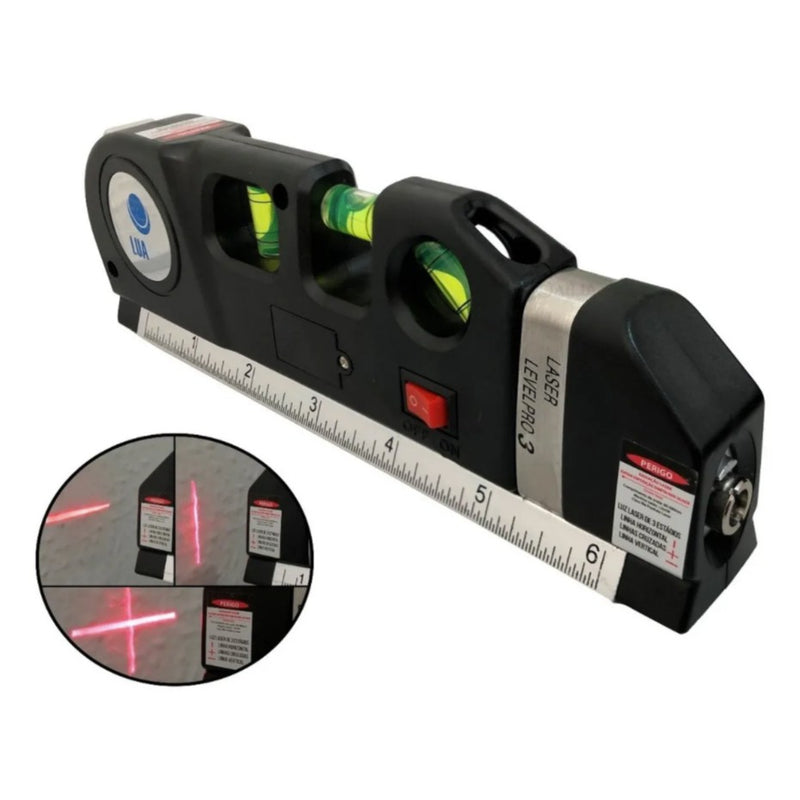 Nivelador Nível Laser Profissional Trena Level Pro3 - Kaype Store