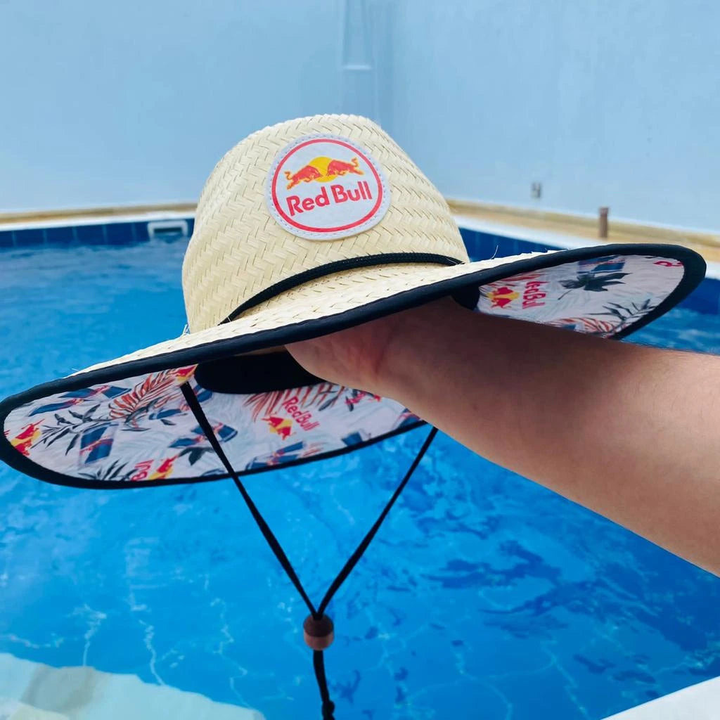 Chapéu De Palha Estampado Unisex - Praia e Piscina - Kaype Store