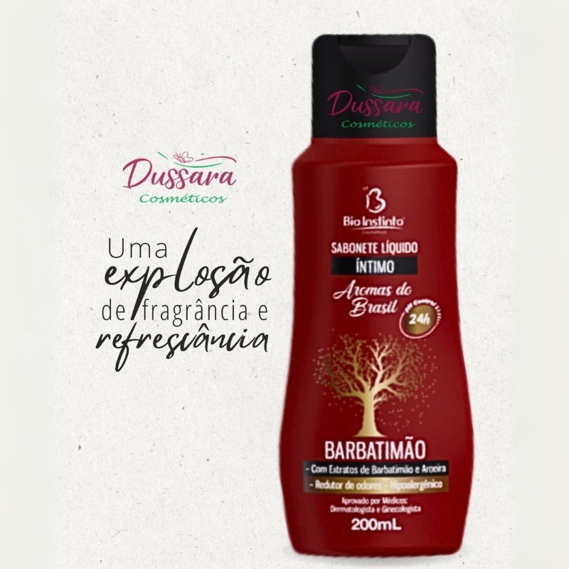 Sabonete Líquido Íntimo Barbatimão 200ml