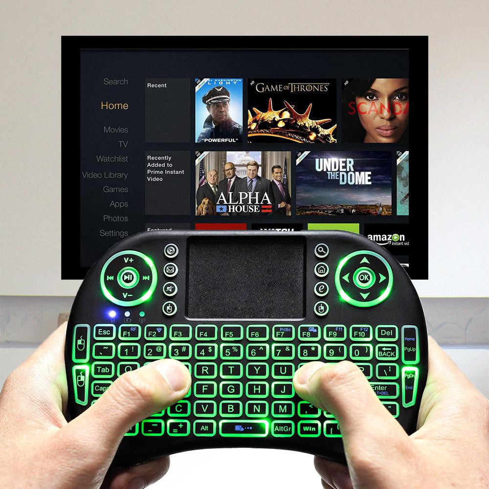 Mini Teclado Controle Sem Fio para Smart TV, TV Box, PC - Kaype Store