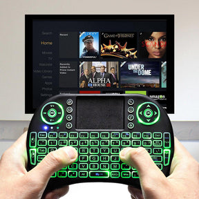 Mini Teclado Controle Sem Fio para Smart TV, TV Box, PC - Kaype Store