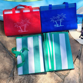 Esteira / Toalha De Praia Dobrável Vira Uma Bolsinha 90 x 170cm - Kaype Store