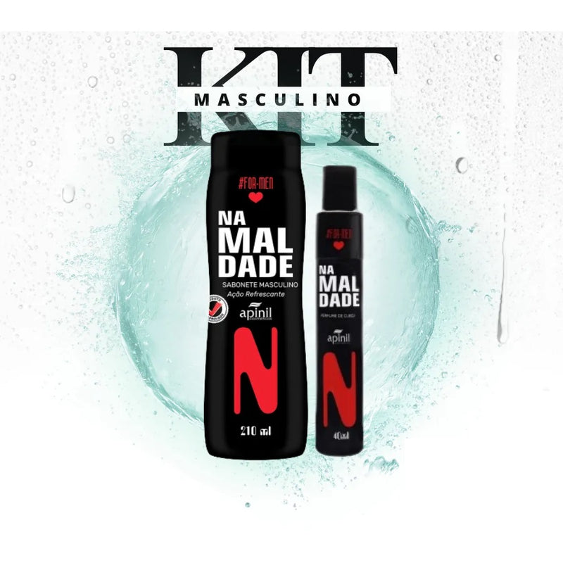 Kit Masculino Fresh & Clean - Sabonete Intimo + Perfume de Cueca