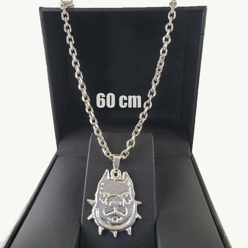 Corrente Masculina Cartie’r Pitbull Original - Folheado