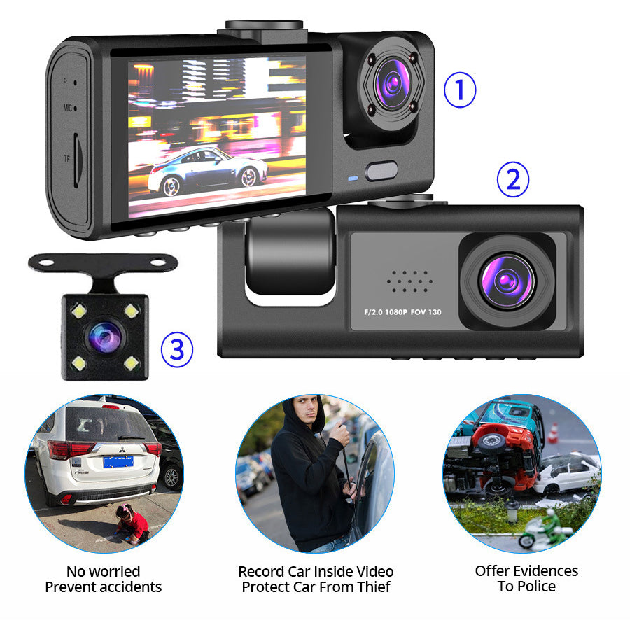 Câmera Interna para Carro, Caminhão Gravação De Espelho Retrovisor - Kaype Store