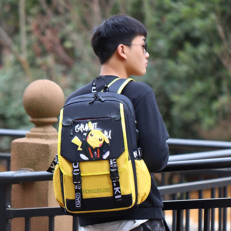 Mochila Escolar Pikachu Pokémon Premium - Kaype Store