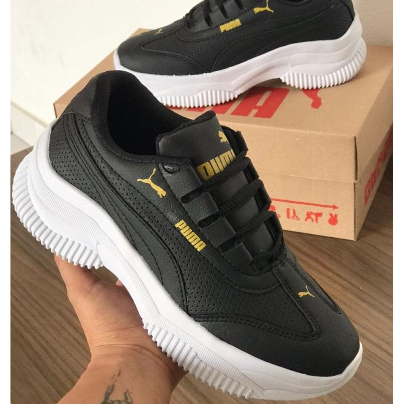 Tênis Plataforma Blogueiras Feminino Confortável e Resistente - Kaype Store
