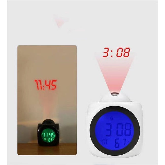 Relógio Despertador Digital Multifunções com Prejetor - Kaype Store