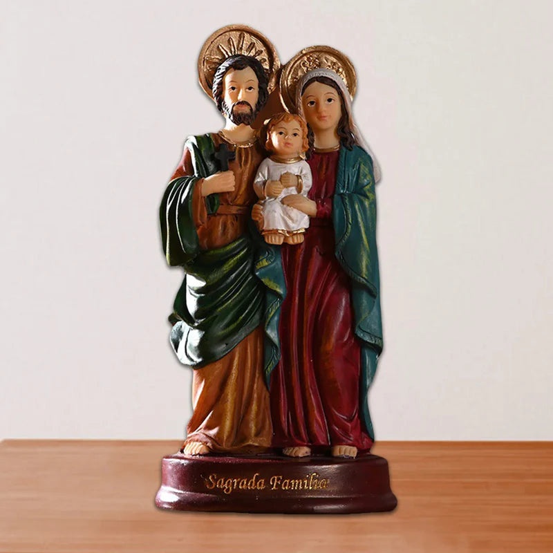 Escultura Estátua Religiosa da Sagrada Família - Kaype Store