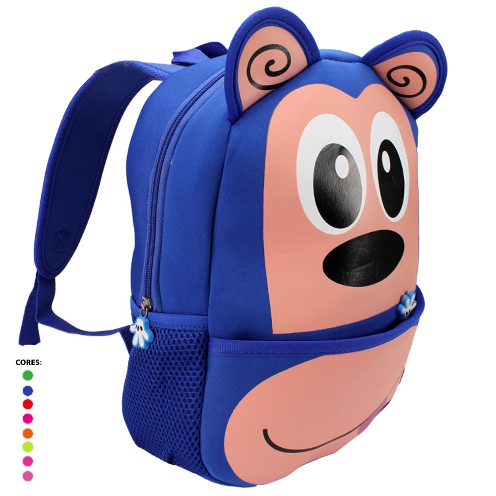 Mochila Infantil Escolar Bichinhos Animais Zoo