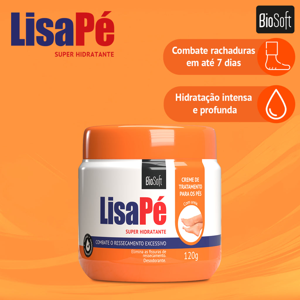 Hidratante Lisa Pé Bio Soft 120g - Pés Macios e Revigorados
