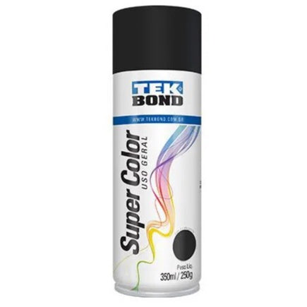 Tinta Spray Preto Fosco Uso Geral Secagem Rápida 350ml - Kaype Store