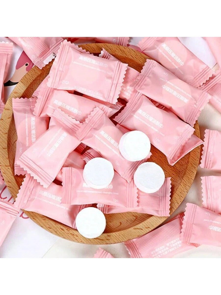 Kit 50 Toalhas Desidratada Compacta Descartável e Higiênica - Kaype Store