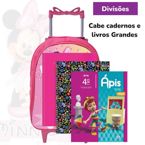 Mochila de Rodinha Infantil Femina - Kaype Store