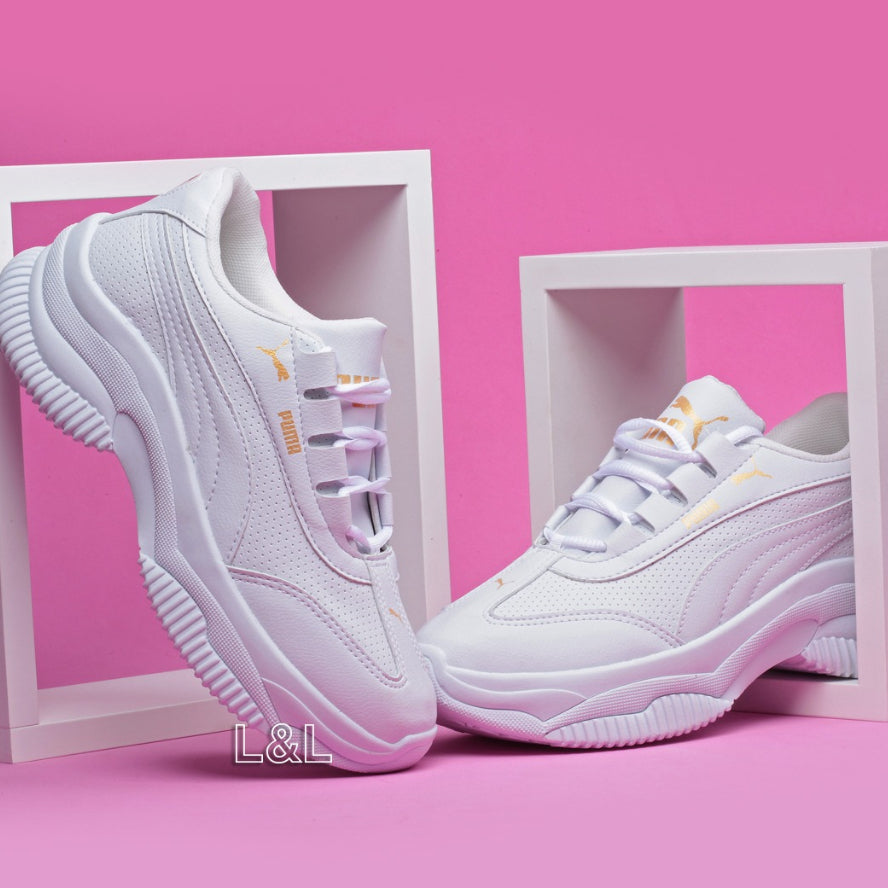 Tênis Plataforma Blogueiras Feminino Confortável e Resistente - Kaype Store