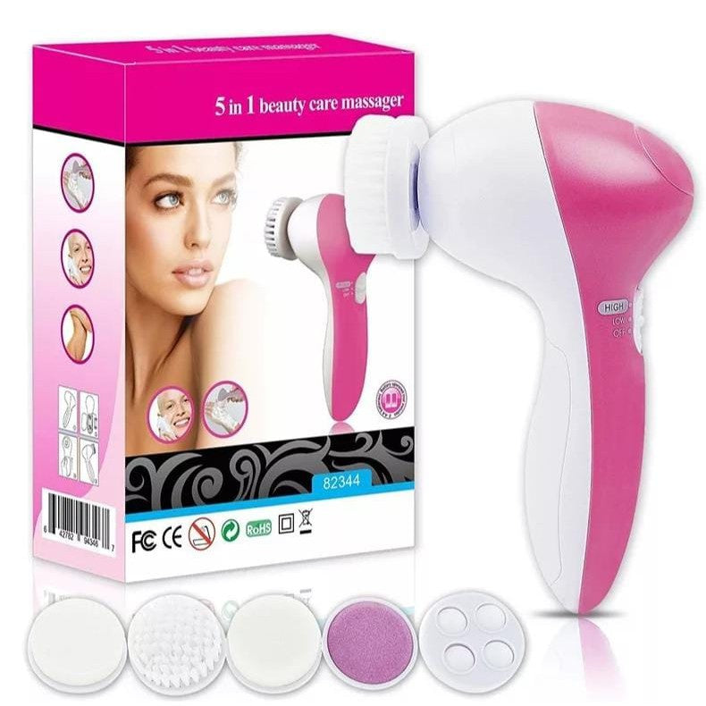 Escova Facial Elétrica Esfoliante limpeza Massageadora 5/1 Portátil - Kaype Store