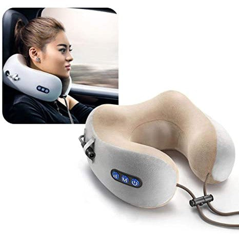 Almofada Massageadora de Pescoço Elétrica USB Recarregável - Kaype Store
