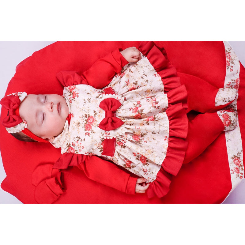 Saída de Maternidade Menina Charmosa Floral: Vestindo o Primeiro Momento com Encanto e Conforto - Kaype Store
