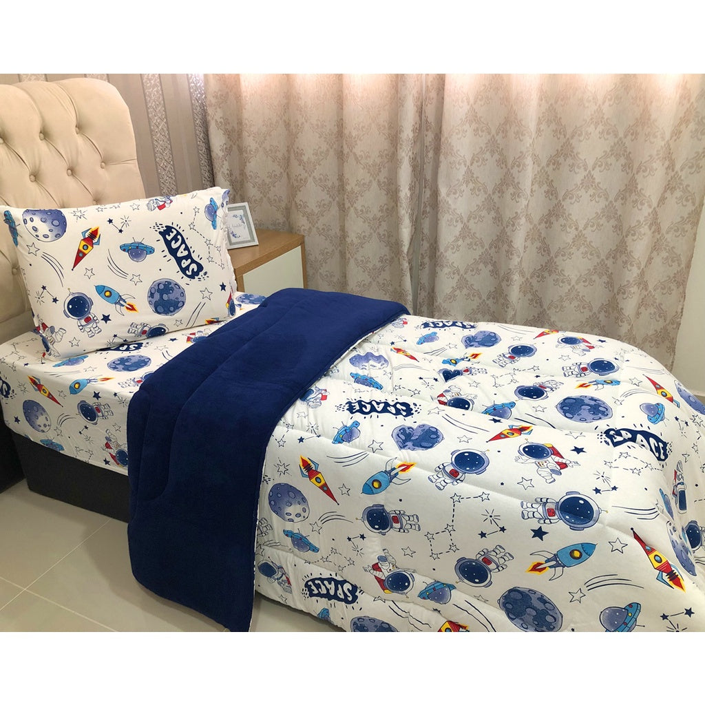 Coberdrom Edredom Grosso Colcha De Solteiro Infantil Menina/Menino - Inverno - Kaype Store