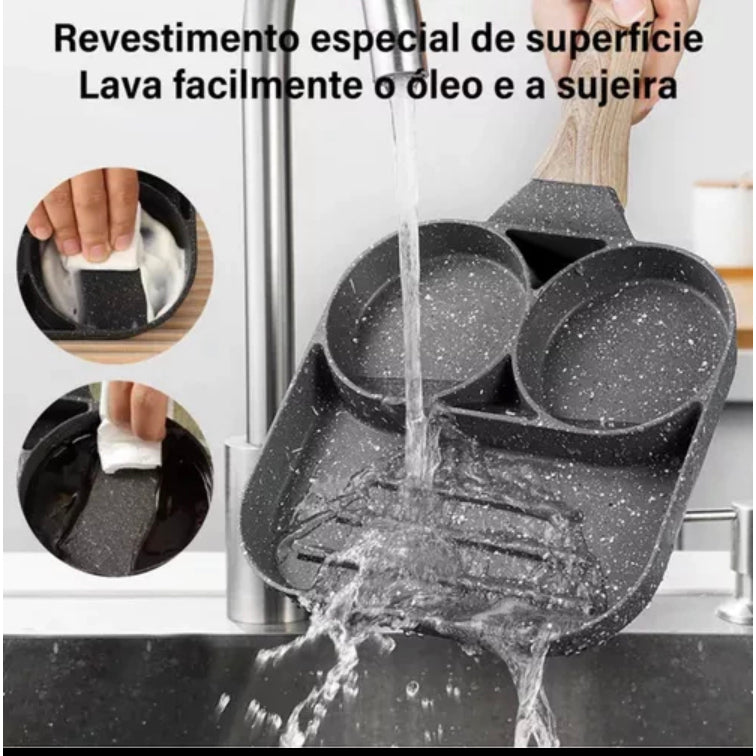 Panela Frigideira 3 em 1 Multifuncional: A Revolução na Sua Cozinha! - Kaype Store