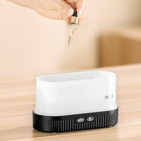 Chama Umidificador De Ar Difusor De Aroma Aromaterapia 200 Ml USB Ultrasonic - Kaype Store