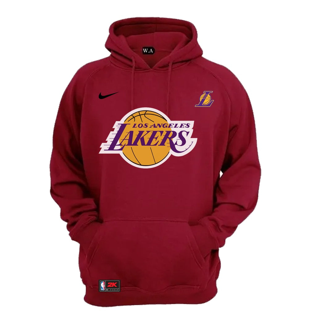 Blusa de Frio Moletom com Bolsos Lakers - Kaype Store