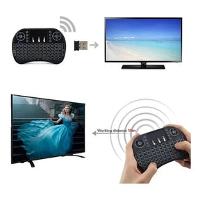 Mini Teclado Controle Sem Fio para Smart TV, TV Box, PC - Kaype Store