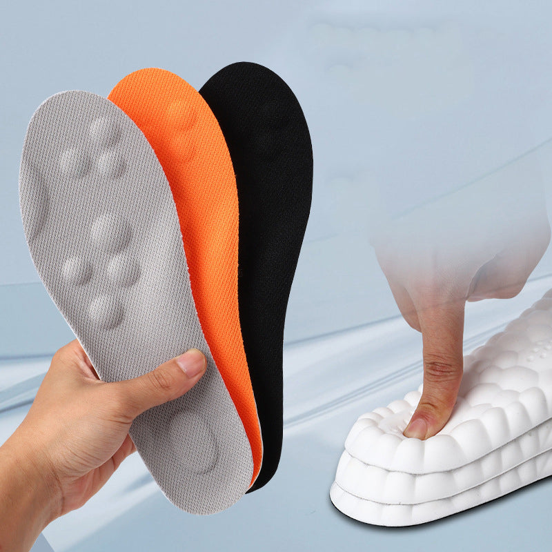 Palmilhas Esportivas De Látex De Alta Elasticidade com Suporte para o Arco dos Pés e Anti Odor
