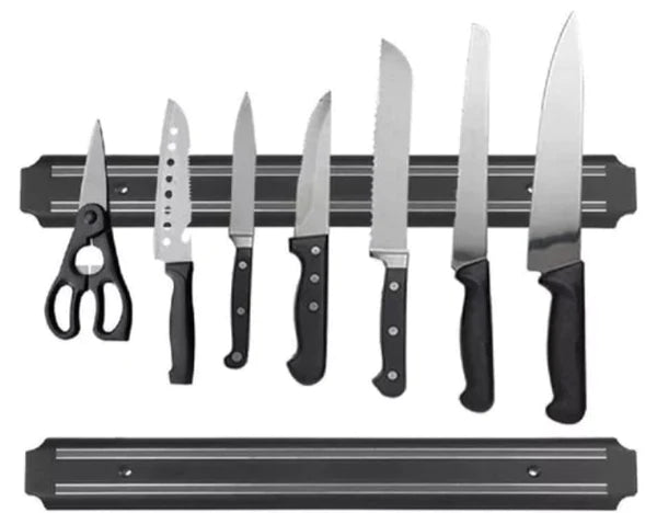 Porta Faca Magnetico - Barra Magnética Imã para Facas Cozinha e Churrasqueira