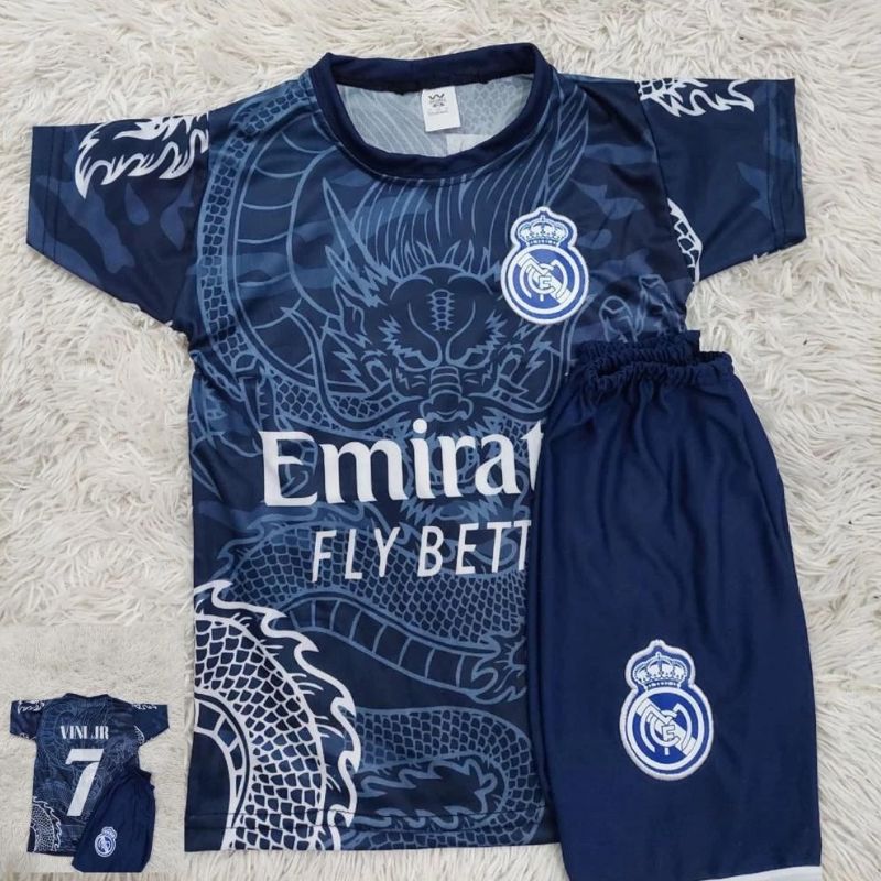 Conjunto Infantil Real Madrid Novo - 2025