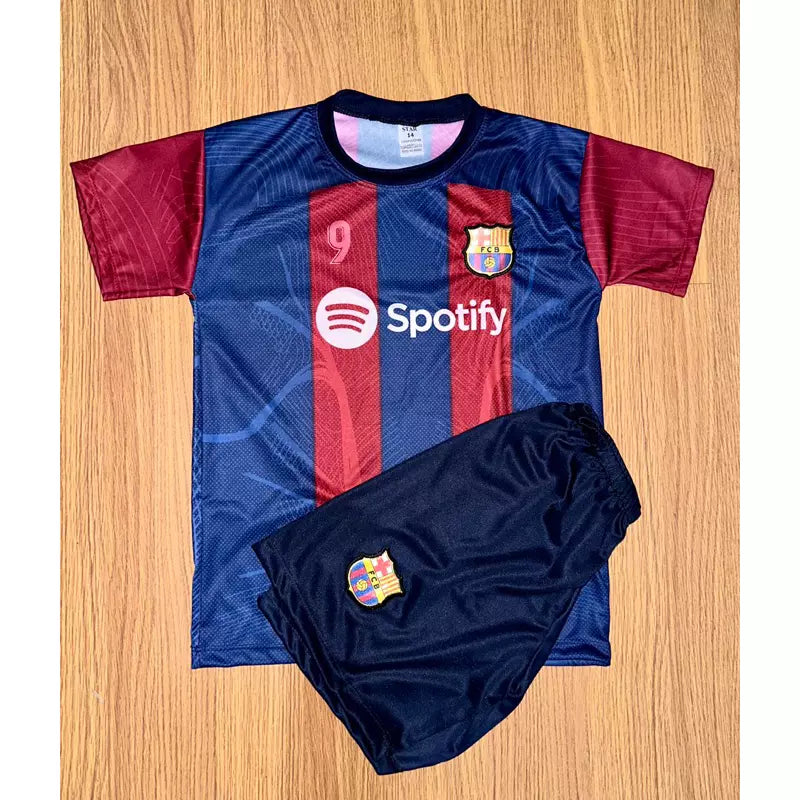 Conjunto infantil juvenil futebol Barcelona