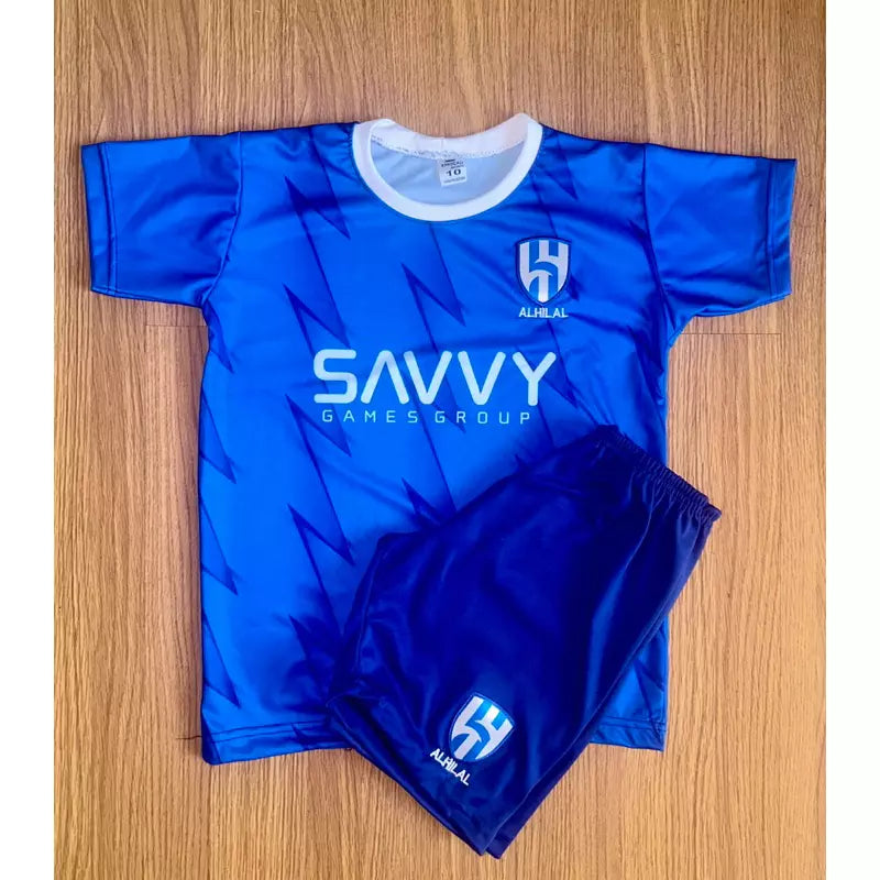 Conjunto Infantil Al-Hilal Neymar 10 - Shorts + Camisa - Kaype Store