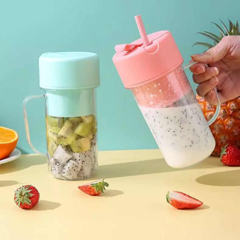 Copo Caneca Liquidificador Mini Juicer 420ml: Bebidas Frescas a Qualquer Hora, em Qualquer Lugar - Kaype Store
