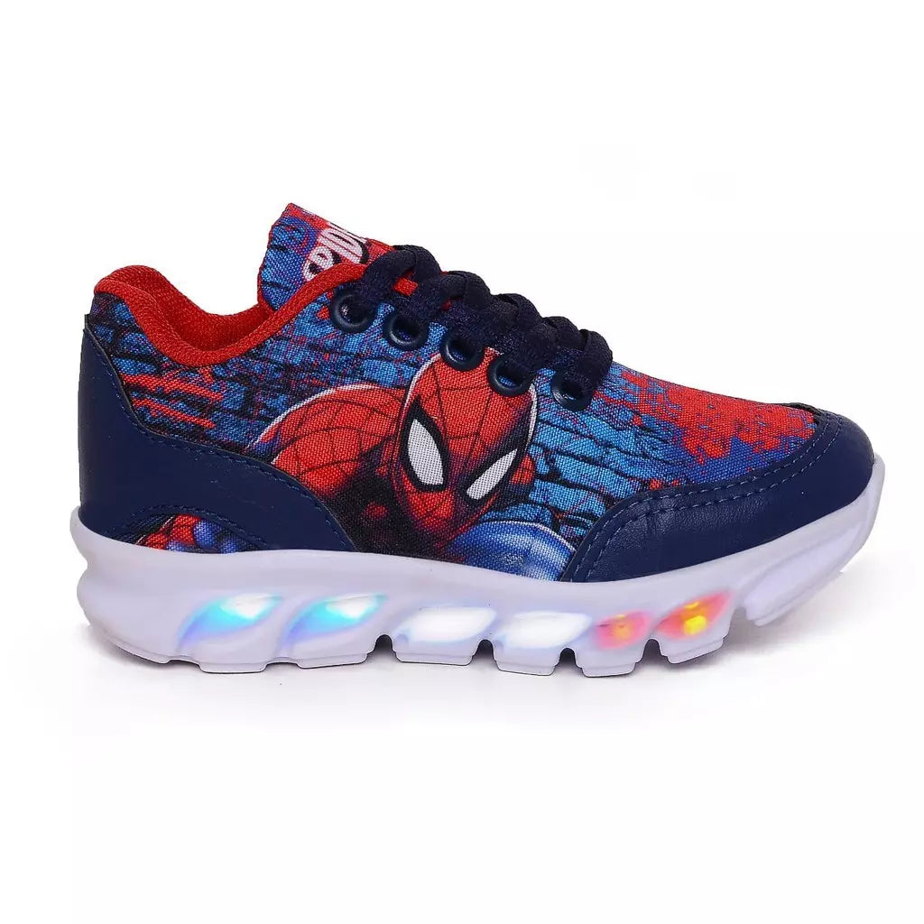 Tenis de Luzinha em LED Infantil - Homem Aranha - Kaype Store