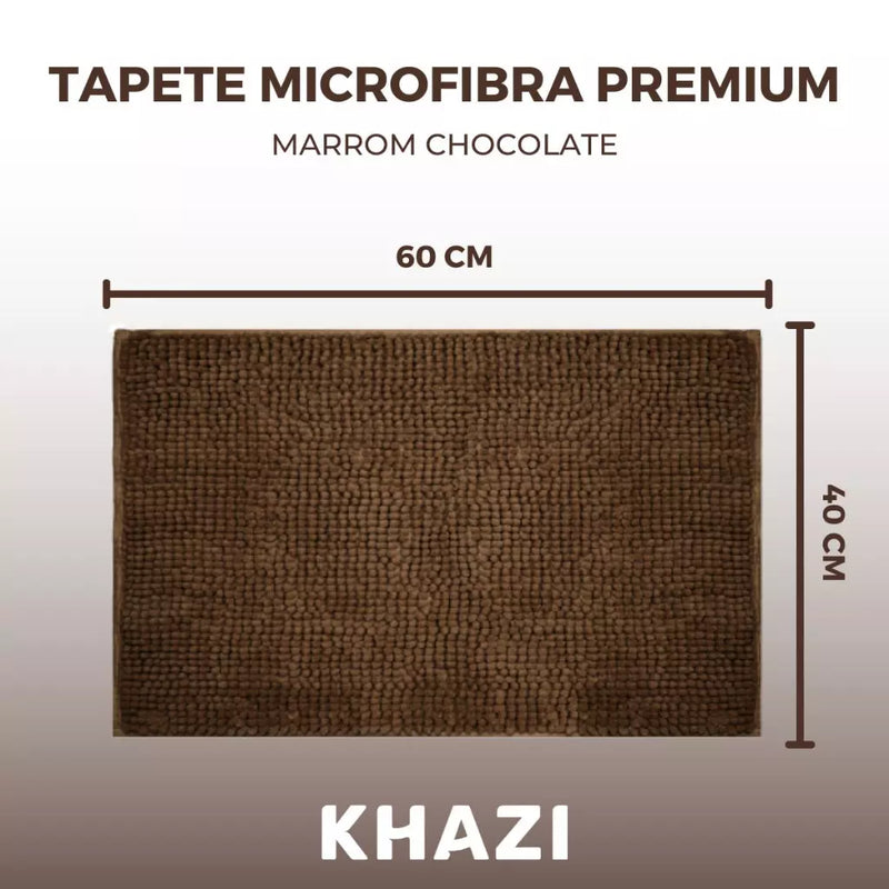 Tapete Banheiro 40x60 Antiderrapante Bolinha Microfibra - Kaype Store