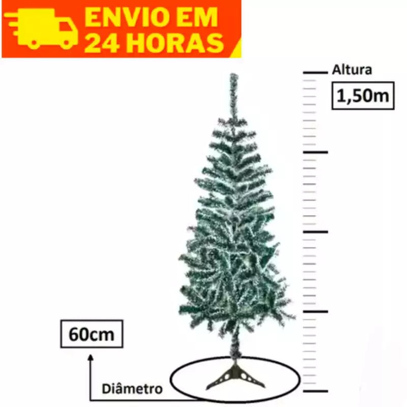 ÁRVORE DE NATAL NEVADA - A Magia do Natal em Sua Casa! - Kaype Store