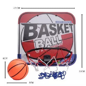 Kit de Basquete Infantil - Bola + Rede + Cesta
