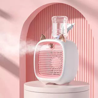 Mini Ar Condicionado e Ventilador Recarregável de Mesa com Função de Refrigeração de Ar - Kaype Store