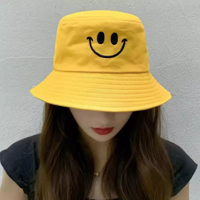 Boné Chapéu Bucket Hat Smile Sorriso